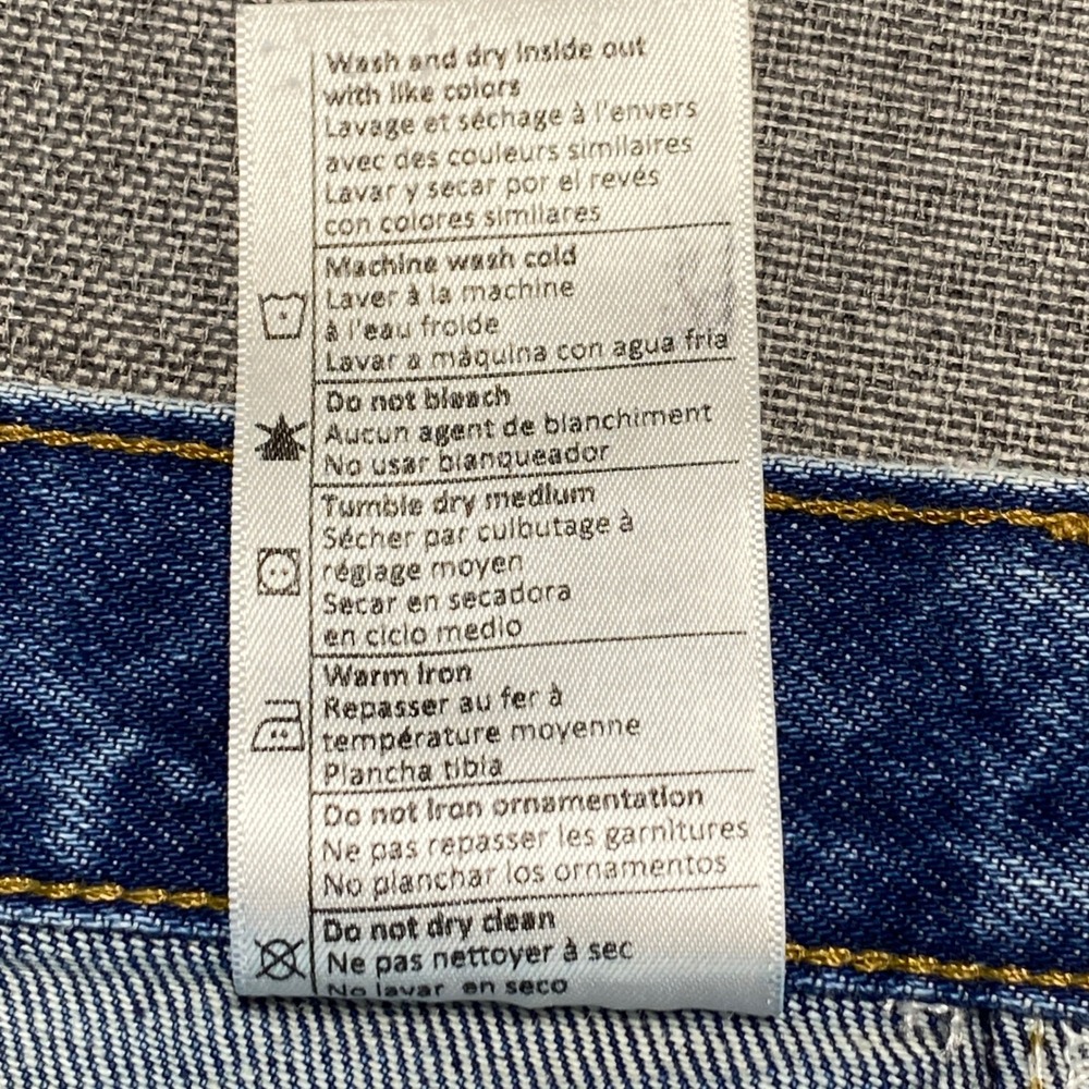 Carhartt B17-DST Relaxed Fit Tapered Leg Denim Jeans Dark Stone Blue Mens 36x32 - Picture 10 of 10